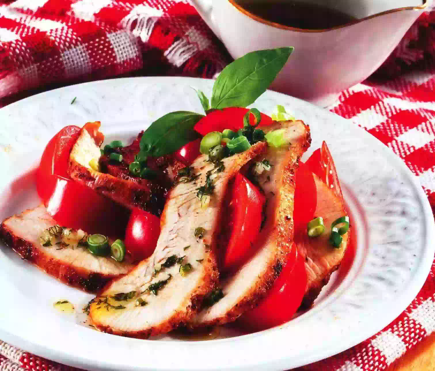 Салат с индейкой