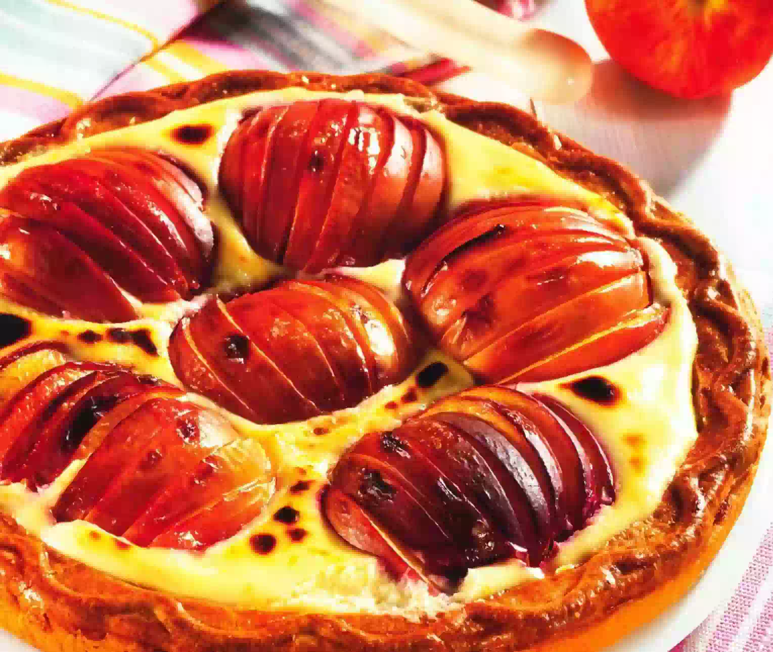 Пирог с нектаринами