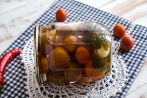 Маринованные помидоры черри с яблочным уксусом Маринованные помидоры черри с яблочным уксусом