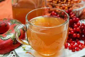 Компот из калины с шиповником Компот из калины с шиповником