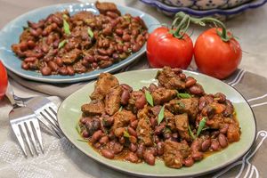 Лобио из красной фасоли с мясом Лобио из красной фасоли с мясом