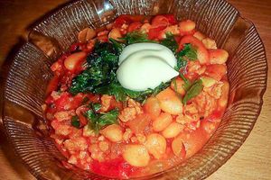 Острая фасоль по-мексикански (постная)