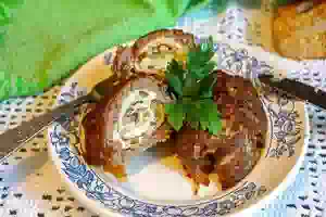 Зразы мясные с омлетом