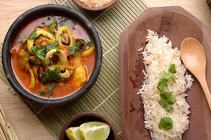 Мокека из морепродуктов